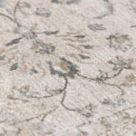 Kerem Cream Thick Luxe Damask Traditional Machine-Woven Area Rug