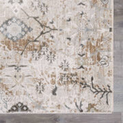 Claydon Thick Luxe Oushak Traditional Machine-Woven Area Rug