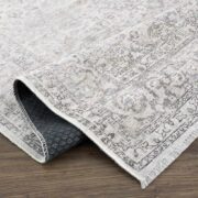 Cream Holi-2301 Washable Traditional Machine Printed Area Rug - Image 2