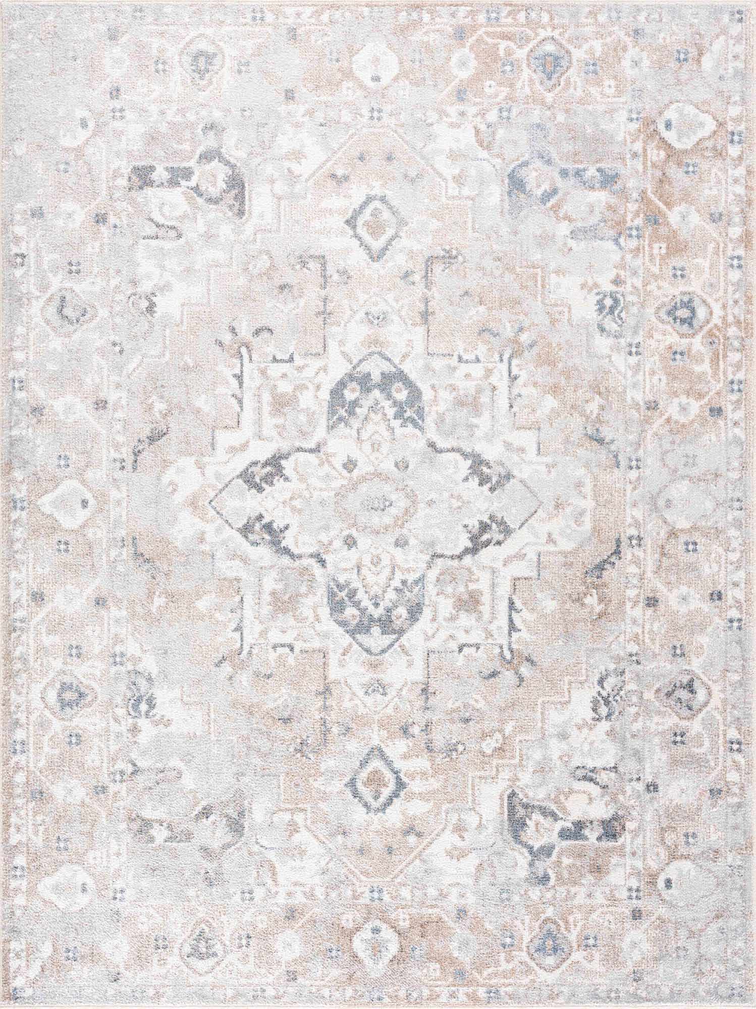LLL-2335_design1_rct_5373_studio.jpg Dobry Washable Traditional Machine-Woven Area Rug - Image 1