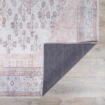 Moora Washable Traditional Machine-Woven Area Rug