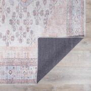 Moora Washable Traditional Machine-Woven Area Rug