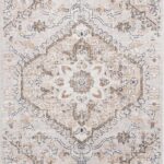 Mudgee Traditional Machine-Woven Charcoal Area Rug