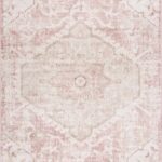 Leonora Traditional Machine-Woven Cream Area Rug