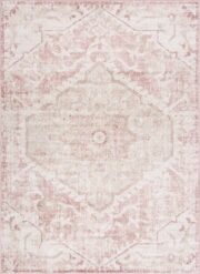 Leonora Traditional Machine-Woven Cream Area Rug