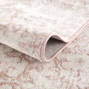 Snead Pink Floral Traditional Machine-Woven Area Rug - Image 3