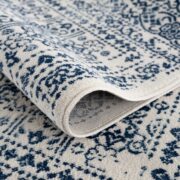 Michie Blue Traditional Machine-Woven Area Rug - Image 2